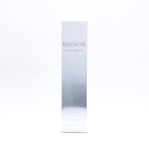 Noevir BioSign Blanc Beauté, 1.41 fl oz:   A super-charged brightening serum that reduces the appearance of age spots and discolorations, while promoting a beautiful, radiant complexion. This ground-breaking formula uses an advanced blend of vitamins, antioxidants and plant actives to target the source of dark spots and uneven skin tone, while helping to support the skin's natural mechanism to correct and recover.