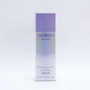 Noevir BioSign Eye Serum, 0.7 oz:   Specially formulated to nourish and revitalize the sensitive and delicate skin around the eyes, this fast-acting serum quickly penetrates the skin to visibly reduce lines, puffiness and dark circles—promoting brighter, smoother younger-looking eyes.