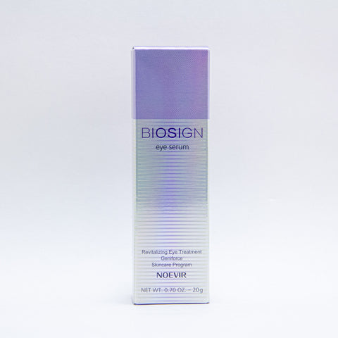 Noevir BioSign Eye Serum, 0.7 oz:   Specially formulated to nourish and revitalize the sensitive and delicate skin around the eyes, this fast-acting serum quickly penetrates the skin to visibly reduce lines, puffiness and dark circles—promoting brighter, smoother younger-looking eyes.
