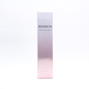 Noevir BioSign Inner Treatment, 1.52 fl oz:   Powered by a multitude of plant extracts, this potent facial serum helps to achieve a healthy, youthful complexion, resulting in significantly improved texture, tone and radiance. The light serum quickly penetrates deep into the skin to enhance absorbency while multiplying the benefits of all other treatment products.