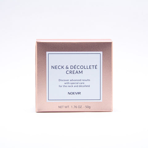Noevir Neck and Décolleté Cream, 1.76 oz:   This innovative, multi-tasking formula is designed to nourish and improve the appearance of the delicate skin on your neck & décolleté area. It's an anti-aging formula intensely moisturizes your skin for a firmer look while minimizing the appearance of age spots and uneven skin tone.
