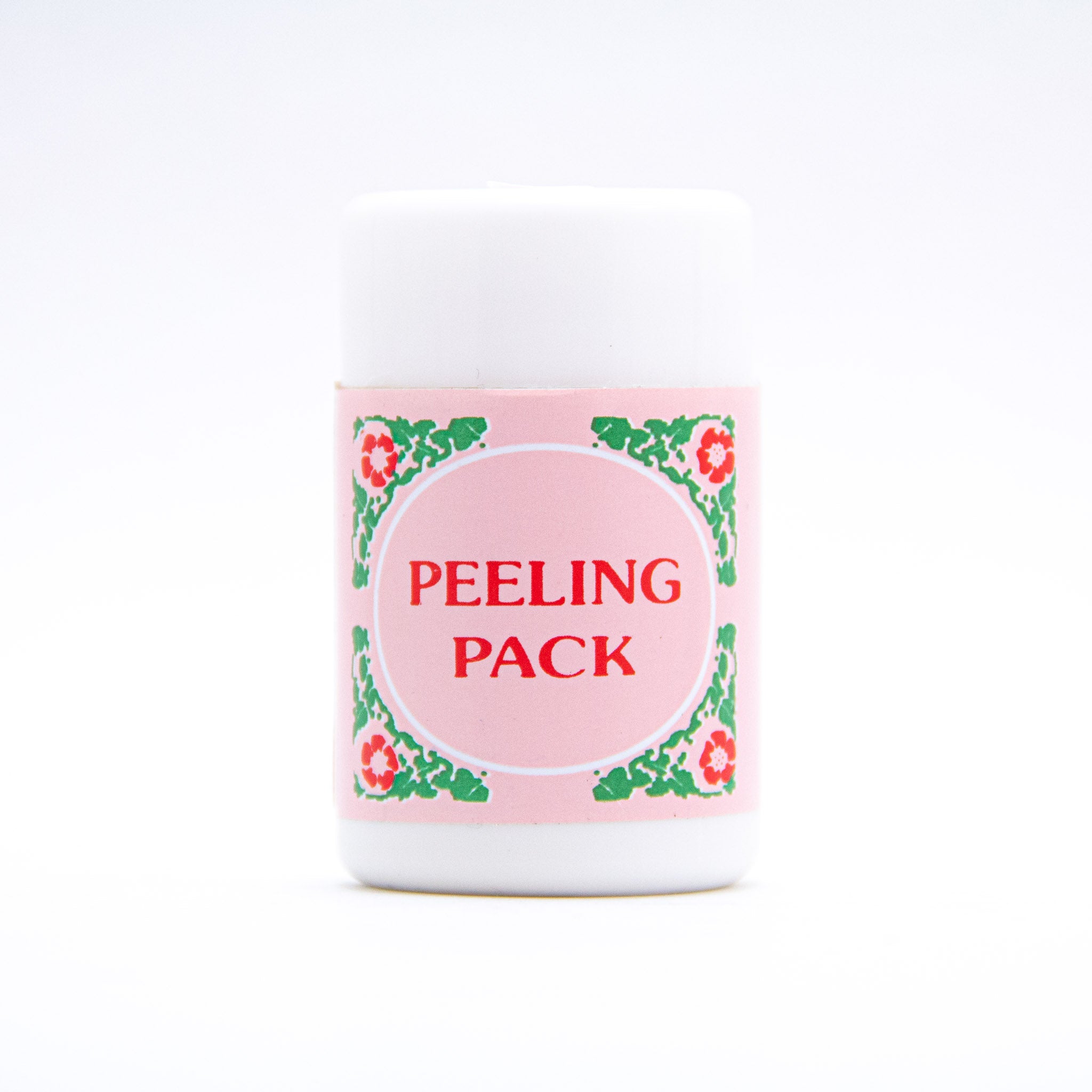 Peeling Pack (50g):   Similar to the Biore blackhead strips sold at retail stores, but instead of just placing a piece on your nose or  on a specific SPOT, this is great for anywhere on your face! It's a glue like texture that can be apply on the nose, around the nose, between the eyebrows, upper and lower chin, and the cheeks.  Apply as much as needed. Peeling Pack helps to eliminate dirty stain and to reduce the appearance of acne on the surface, including black and white heads.  It also pr