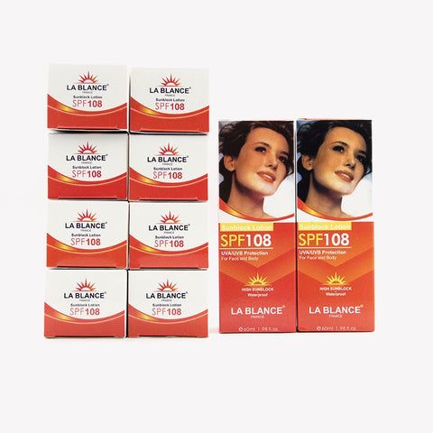La Blance SPF 108 Sunblock - Lot of 10